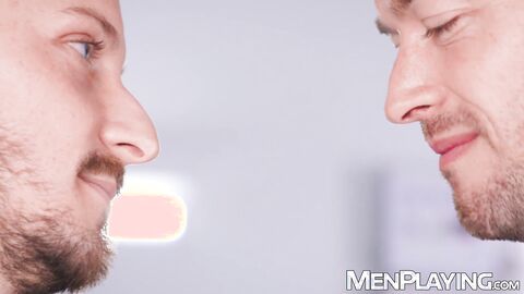 Businessman Johnny Donovan bends over for anal by Zack Mackay