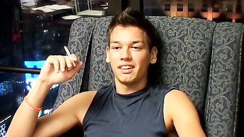 Hottie Jordan solo hardcore jerking and smoking