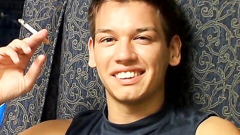 Hottie Jordan solo hardcore jerking and smoking