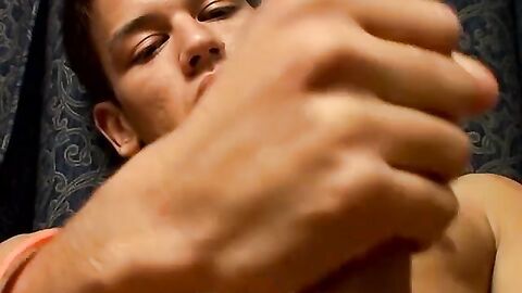 Hottie Jordan solo hardcore jerking and smoking