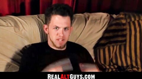 RealAltGuys.com - Skater thug strokes and pulls his sweet cock with passion in a hot