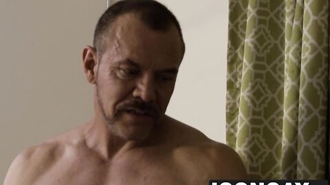 Sexy bad boy Roman Todd paying the rent with his ass