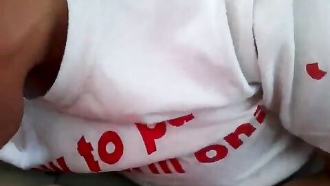 Sucking my buddy's big cock in the car