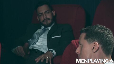 Muscular Ivan Gregory moans as Latino hunk Viktor Rom raw rails him