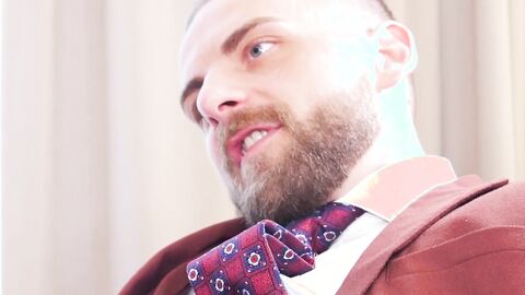 Bottom slut Drew Dixon moans while hung Zac Johnson drills him raw