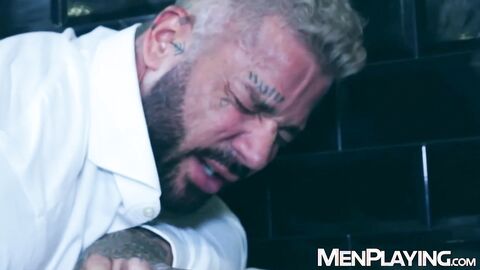 Bruno Max tastes and breeds hunk tattooed Danny Starr asshole