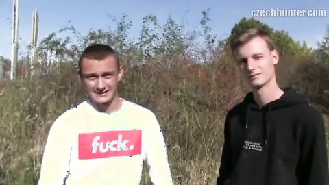 CZECH HUNTER 378 - Two Guys Get Picked Up From The Road To Enjoy A Threesome