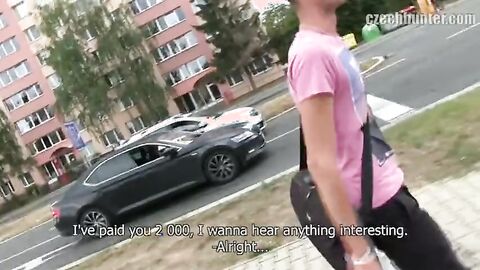 CZECH HUNTER 370 - Lost Stranger Gets Help Finding His Way Into Dude's Smooth Asshole