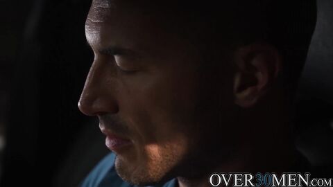 Derek Kage and Nicholas Ryder fuck each other off in a parking lot