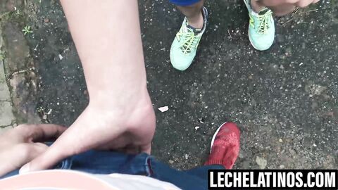 LecheLatinos.com - Day sucked Kendro and Ayuns big dicks