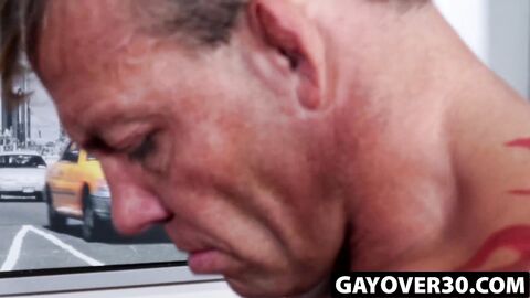 GayOver30.com - Tristan Brazer's hairy ass fill