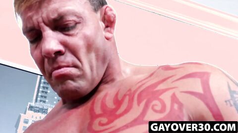 GayOver30.com - Tristan Brazer's hairy ass fill