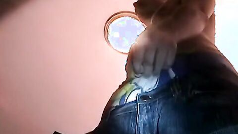 JoeSchmoeXXX.com - Straight guy masturbates before giving facial to mature homo