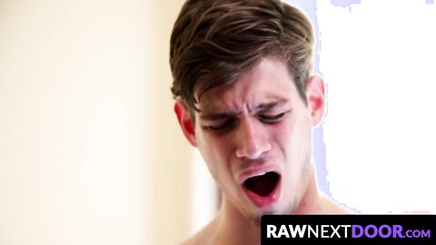 RawNextDoor.com - Good looking homosexual guys Dante Martin and Michael DelRay have a