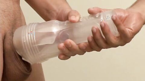 Tattooed athletic teen deepthroats big throbbing Latino cock