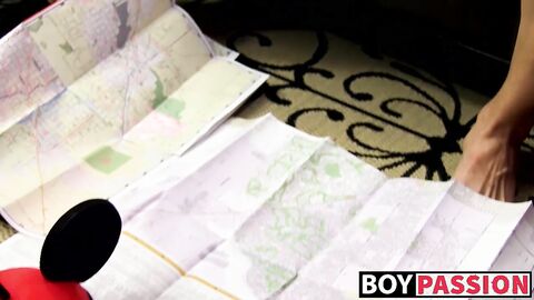 Ryker Madison slams young gays ass after receiving blowjob