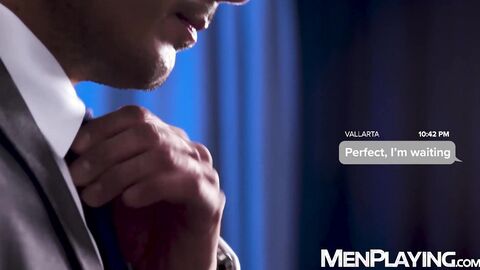 Drew Dixon worships Rocky Vallartas massive dick and large feet