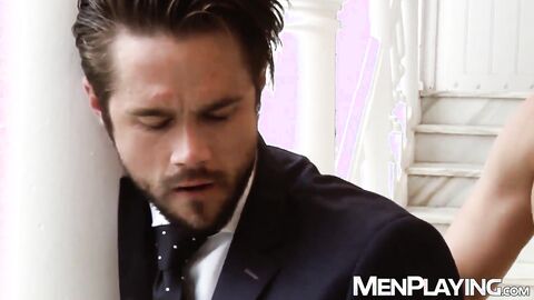 Tall hunk Enzo Rimenez savors and deeply penetrates Mike De Marko