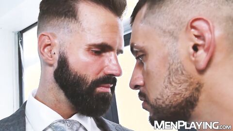 CEO Dani Robles destroys the asshole of his employee Oskar Ivan