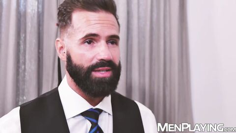 Salesman Dani Robles gives naughty attention to slutty Kay Tronx