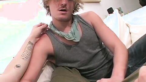 Sexy Nate had his asshole pounded on the fat pole of horny Raf