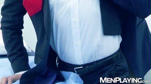 Dr Mike De Marko rips Kayden Gray pants to devour his monster cock