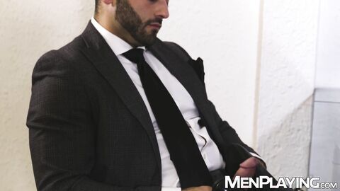 Realtors Drew Valentino and Pol Prince mutually bareback and jizz