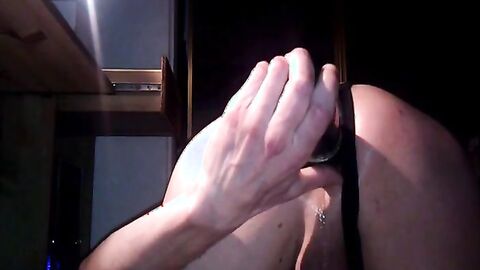 Training My Gaping Crossdresser Ass with a Sex Toy