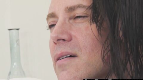 Ryder Monroe blows and rides big cock before facial