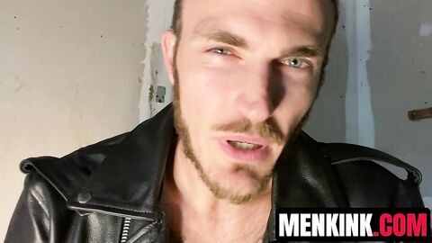 Alluring Christian Wilde YANKS his dick then splatters his CUM in front of camera