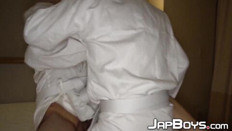 Sporty stud Tomoki is dominated deep by ripped jock Yusaku