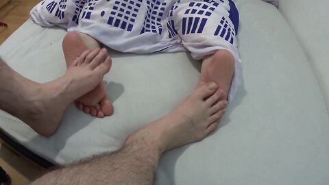 Playing Footsie With My Twink Emo Bestie