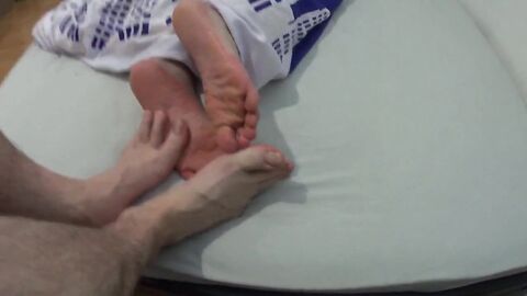 Playing Footsie With My Twink Emo Bestie