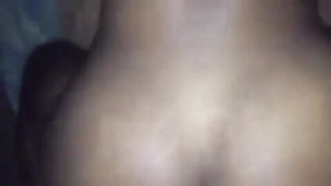 Black Bitch Takes Bareback Fuck from White Stud