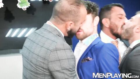 Bottom Drew Dixon is double penetrated by Diego Reyes and Sir Peter