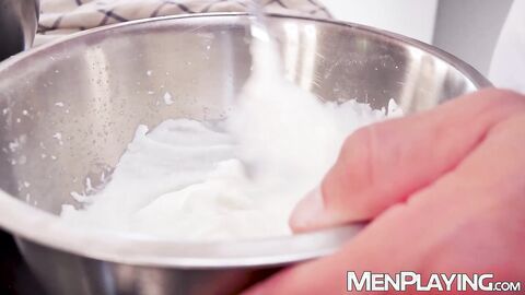 Daddy Marco Napoli and hunk Ricky Hard savagely bareback