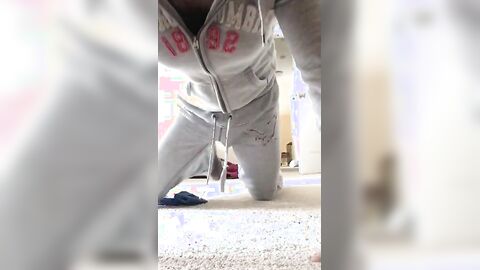 Chastity Frustration: Crossdressing Twink's BDSM Play