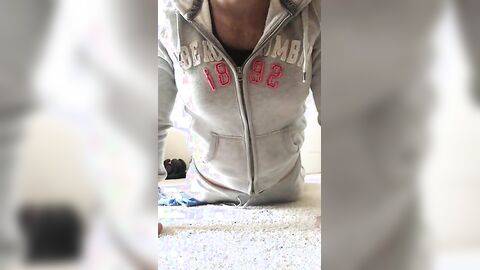 Chastity Frustration: Crossdressing Twink's BDSM Play