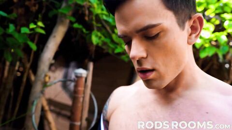 Handsome Dakota Payne dominating brunette Roman Todd