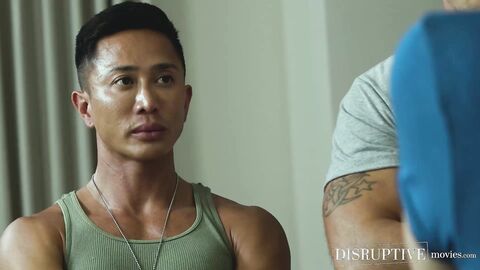 Inked army studs Roman Todd and Jkab Dale dominate twink recruit Trevor Harris