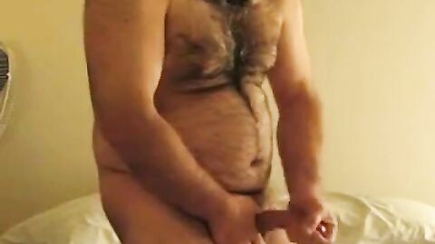 Osito maduro se pajea