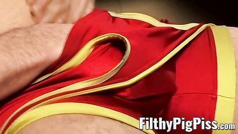 Kinky studs pissing and pounding after filthy anal prolapse