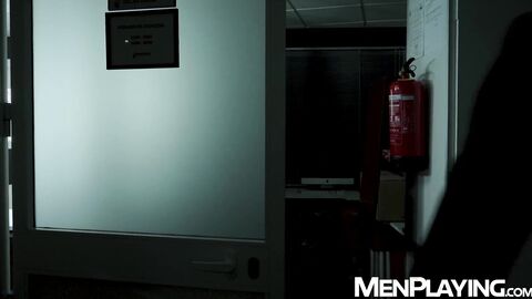 Submissive Damon Heart is dominated raw by his colleague Magnus Loki