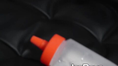 Tattooed Asian Gen shoots massive load after stroking his big dick