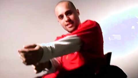 Sexy latino Billy released a big load after jacking his big cock