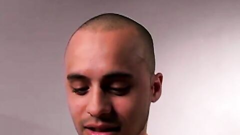 Sexy latino Billy released a big load after jacking his big cock