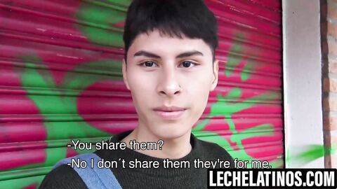 LecheLatinos.com - Damon's sparkly eyes showered with my hot cum