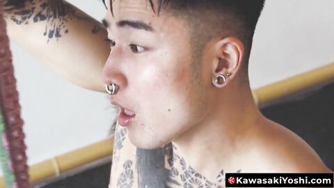 KawasakiYoshi.com - Deviant Yoshi Kawasaki loves tentacles while fucking his asshole