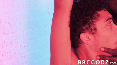 Gay stud Marco Labronx throatfucked by BBC Devin Trez