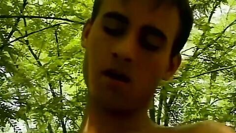 Two men share some sucking when another guy catches them